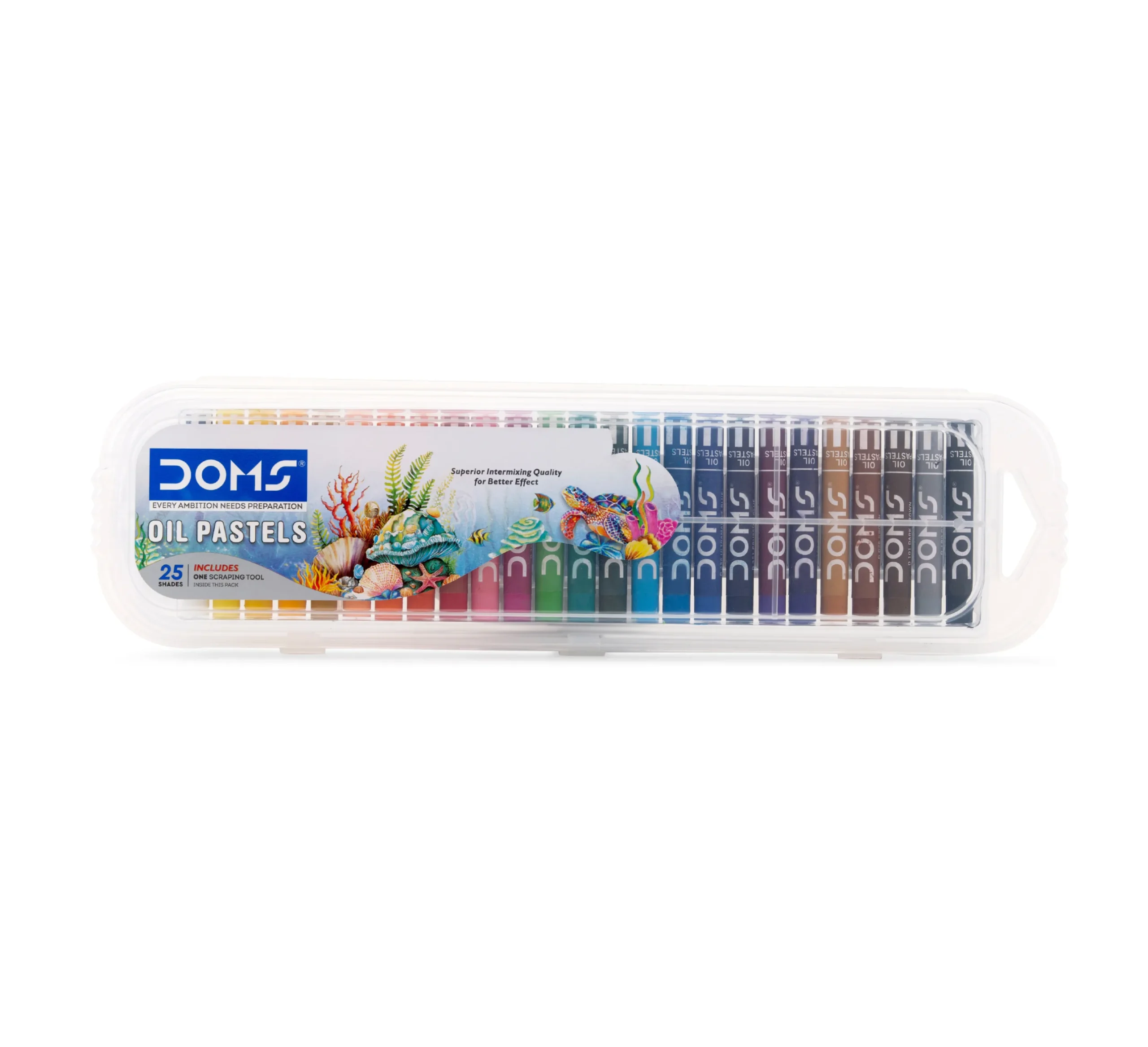207-1-scaled-1 - Copy DOMS Oil Pastels Plastic Pack of 25 shades. - Image 1