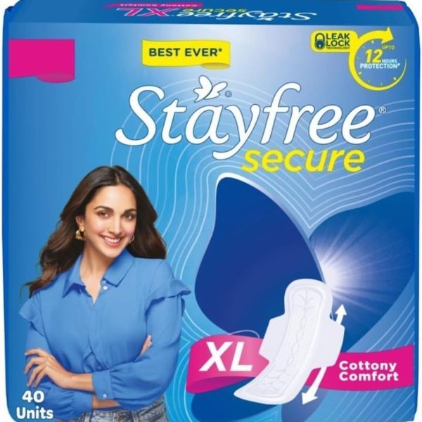 Secure XL-40 Pads Cottony Soft Sanitary Pads for Women Sanitary Pad